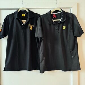 (2) Men’s Ferrari Shirts Size Large